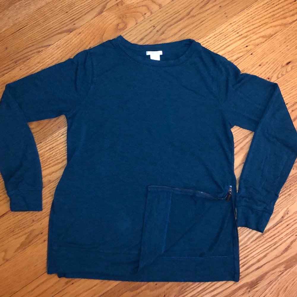 Matty M teal tunic top
